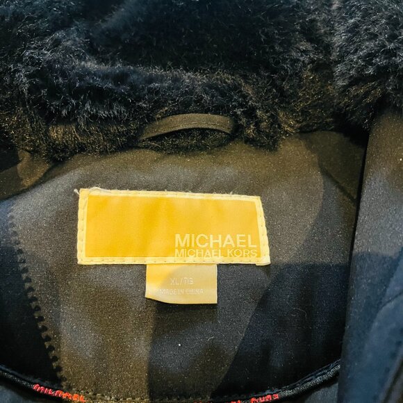 Michael Kors Navy Winter Coat XL - Picture 3 of 3